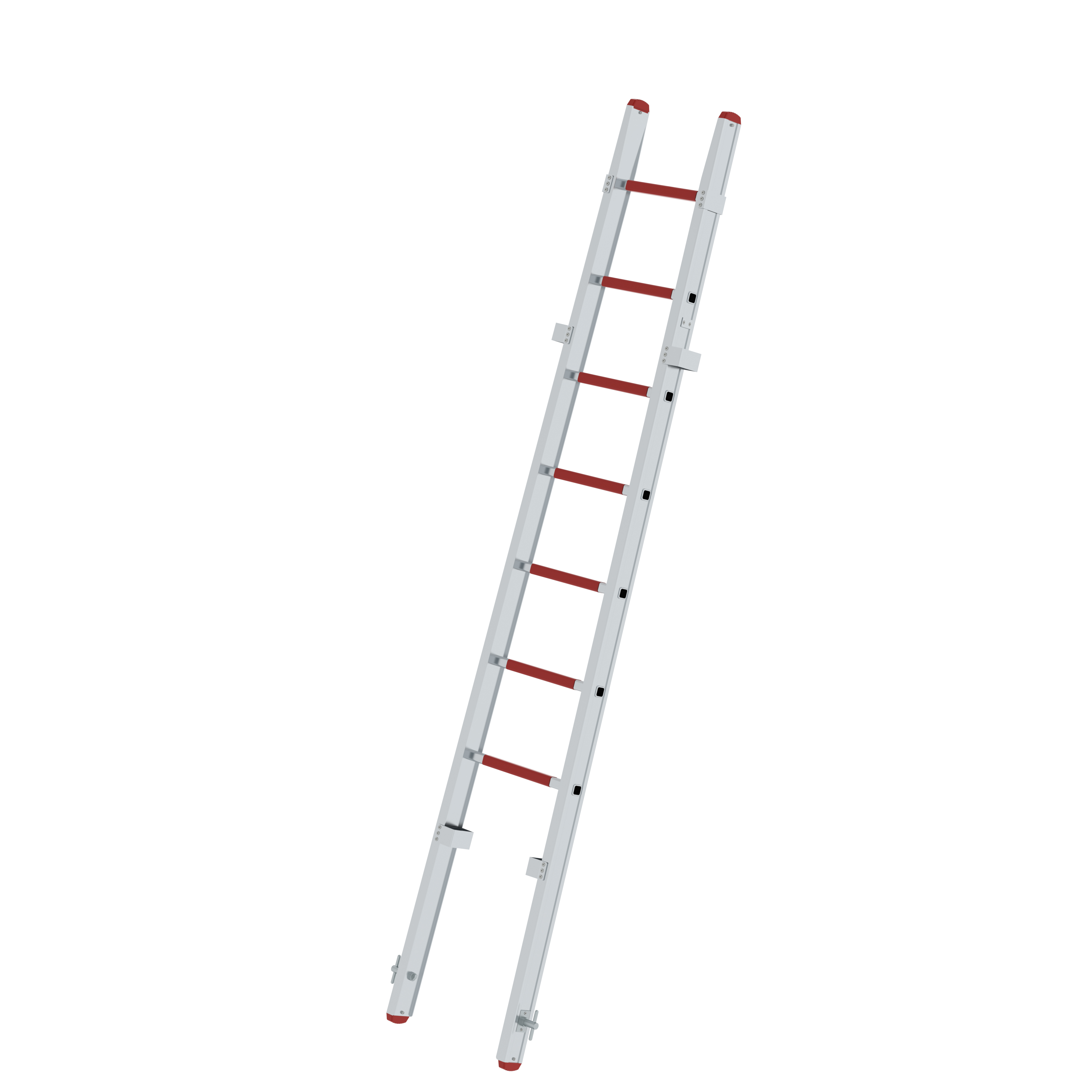 Steckleiter B = Oberteil aus LM, EN 1147