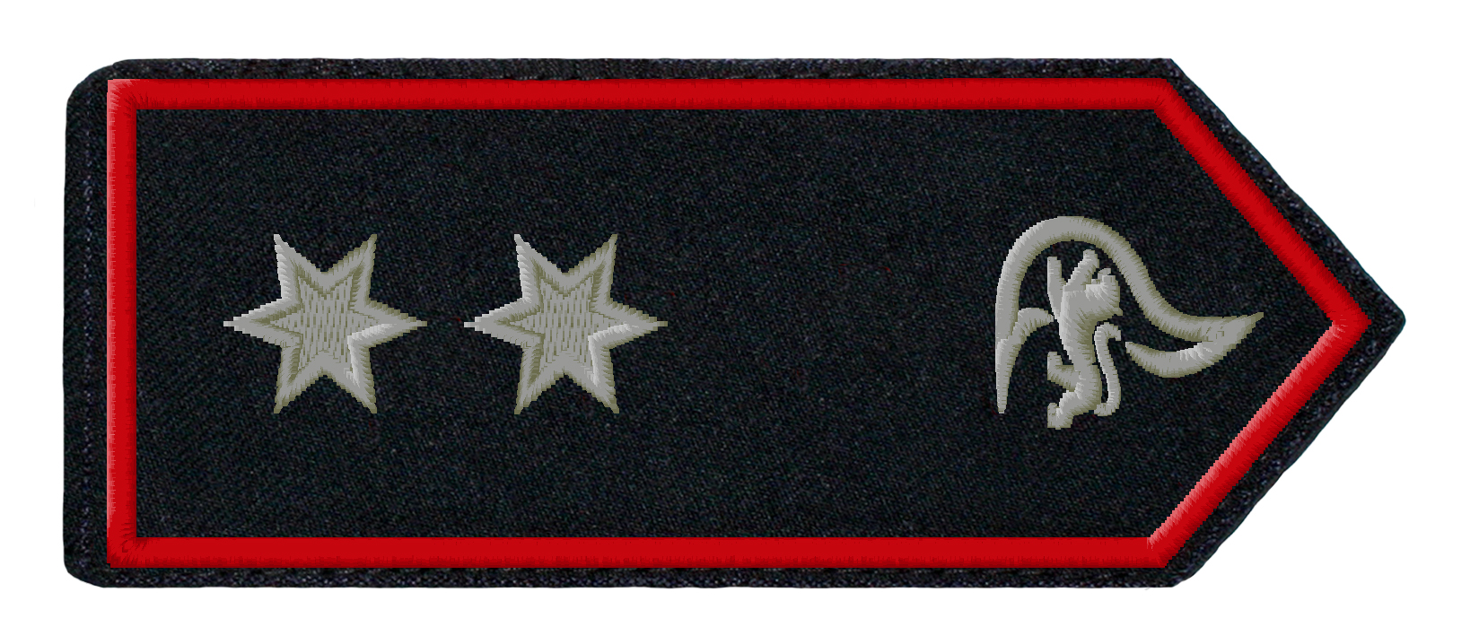 Dienstgrad-Schulterstücke BaWü Oberbrandmeister