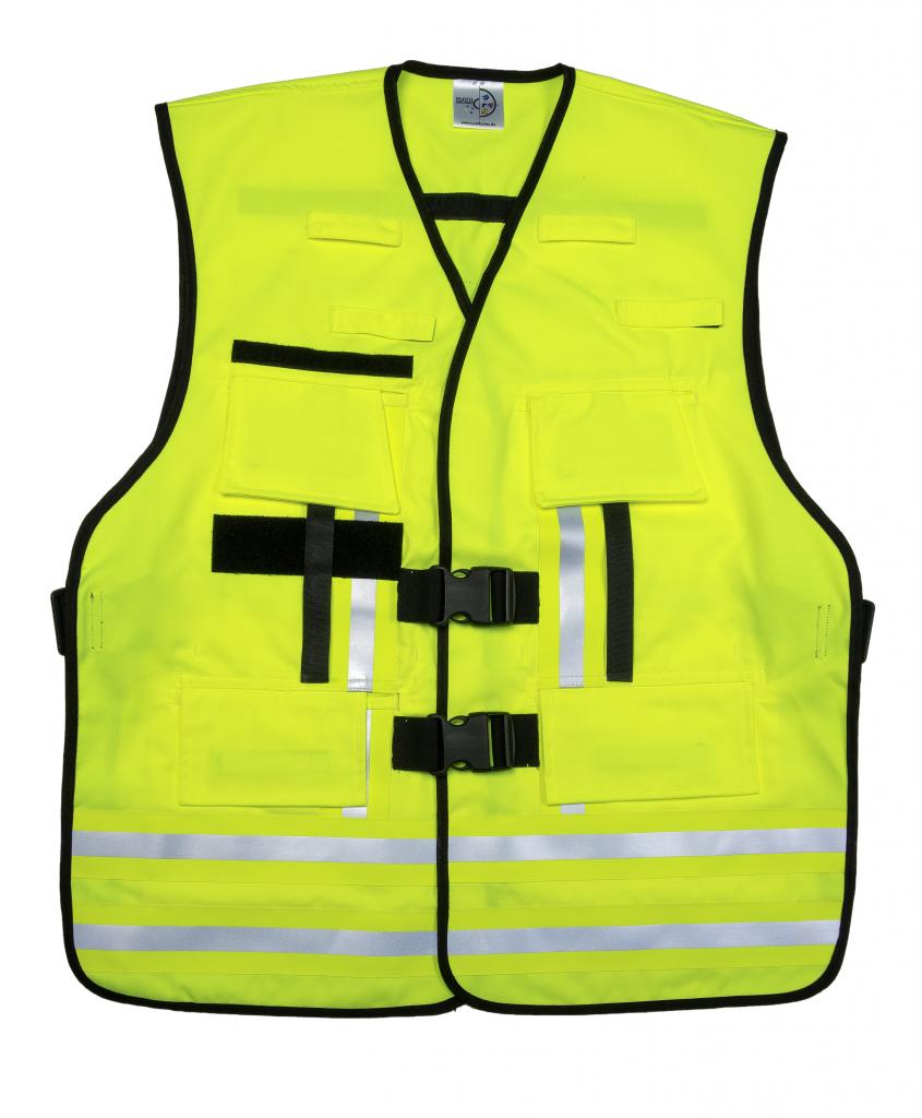 Funktionsweste-Kennzeichnungsweste CHIEF, Farbe neongelb