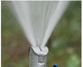 Sprühform Wasserwanddüse