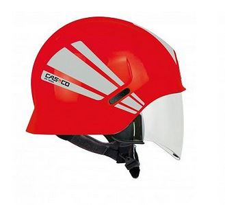 Feuerwehrhelm PF 1000 EXTREME rot mit silber Reflex