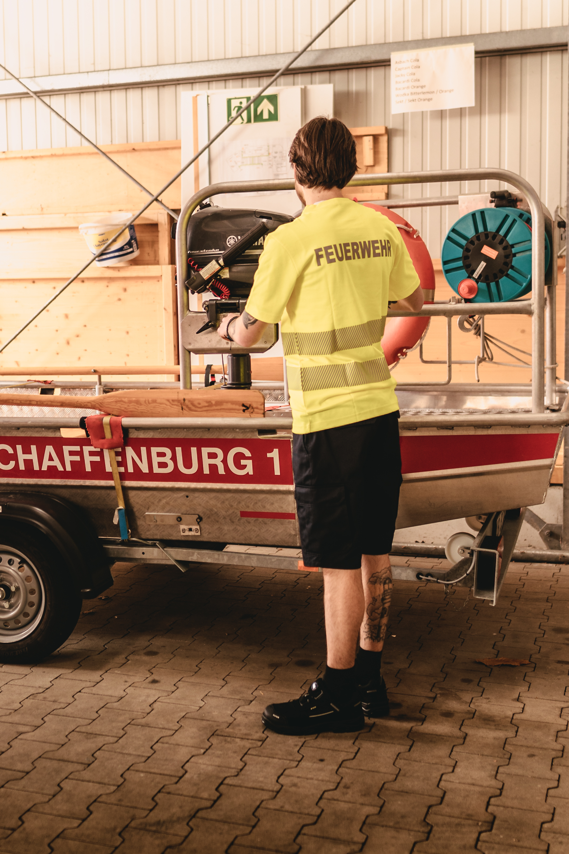 Warnschutzshirt nach EN ISO 20471 Klasse 2, leuchtgelb