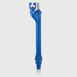 Unterflurhydrant DN 80, Form AD1 mit Spitzende und Gummideckel