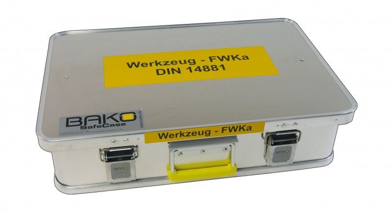 BAKO Feuerwehr-Werkzeugkasten DIN 14881:2013-12 FWKa