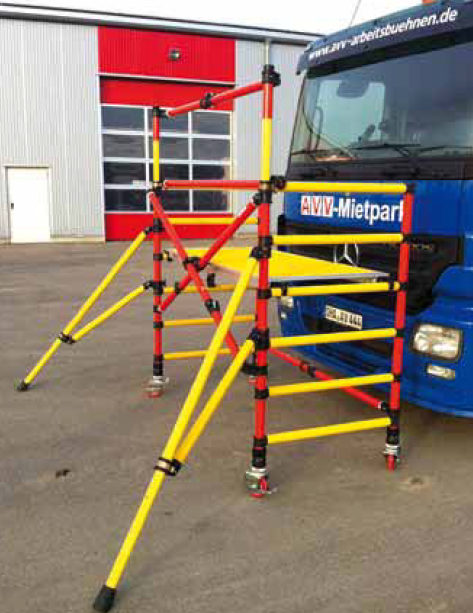 Satz Ausleger (2 Stück) für Rettungsplattform Quick Base