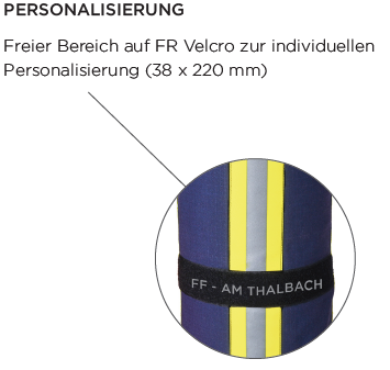 ESKA Schutzhülle für Atemluftflaschen Textil personalisiert