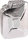 Edelstahlkanister 20 Liter aus Werkstoff 1.4301