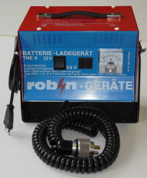 Elektronik-Ladegerät TNE 6, 12 V, Universal, Aufroller