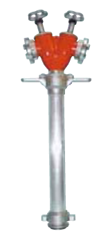 Hydrantenstandrohr 2xB. DN 50. drehbar. 2xVentilabsperrungen