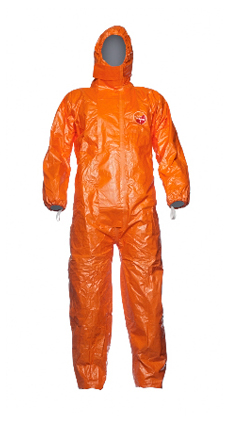 601002_Schutzanzug_Tychem_F_orange_2016-04-25 Chemieschutzoverall Tychem F, Farbe orange, Modell Feuerwehr
