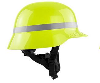 Feuerwehrhelm PF 112 Extreme tagleuchtend neon mit silber Reflex