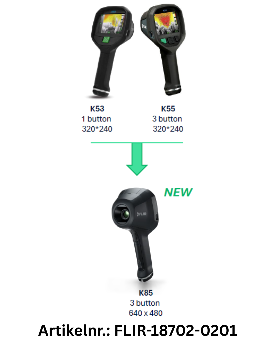 Wärmebildkamera FLIR K 53 mit Zubehör