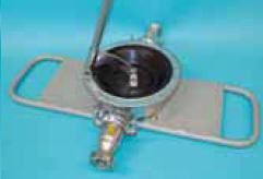 Edelstahl-V2A-Handmembranpumpe mit DN 32 Säurekupplungen