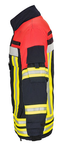 WATEX THL Einsatzjacke, schwarzblau/rot
