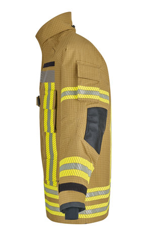 Einsatzjacke X-Pro Comfort - EN 469:2020, Xr2/Xf2/Y2/Z2, karo sandfarben