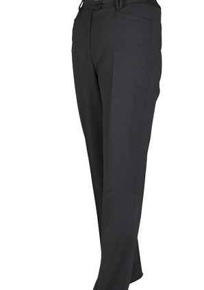 Uniformhose Damen, schwarz, 54% Polyester, 44% Schurwolle 2%