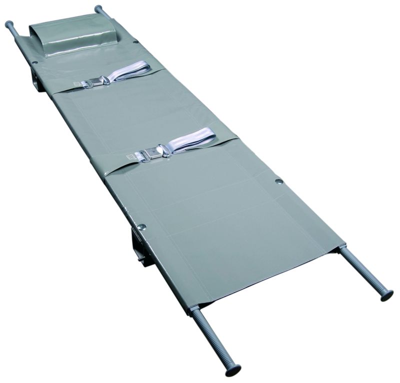 Krankentrage ultraSTRETCHER 350, 1-fach klappbar, 2 Gleit- & 2 Rollenfüße