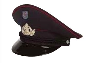 Feuerwehr-Schirmmütze Thüringen mit Abzeichen