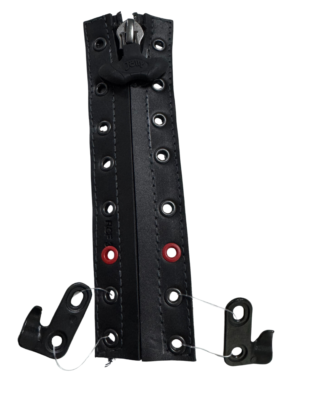 JOLLY Paar Reißverschlüsse 1RCF für Feuerwehr-Schnürstiefel Gr. 42/44