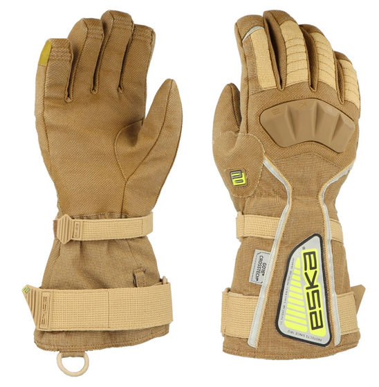Feuerwehr-Handschuh ESKA ZEUS 5F lange Stulpe mit Gürtel