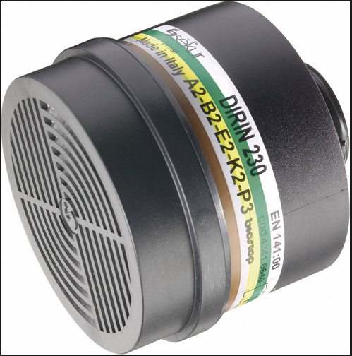 Mehrbereichs-Kombifilter DIRIN 230 A2B2E2K2-P3R D