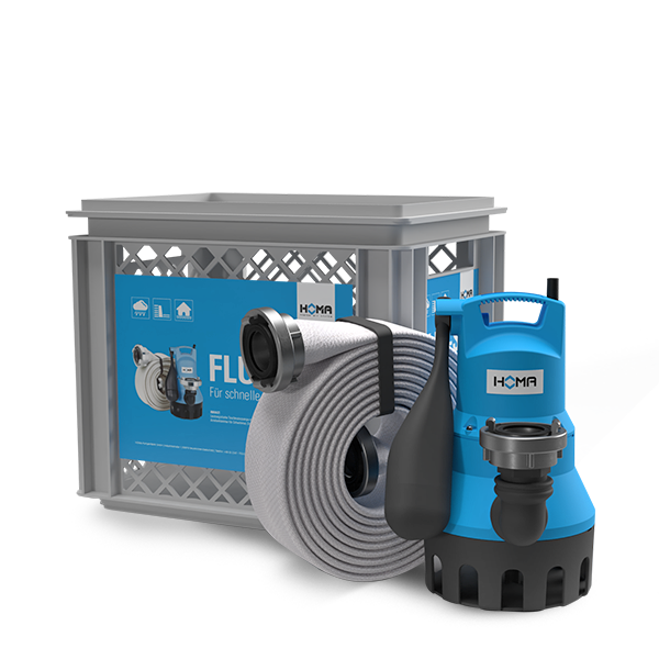 schmutzwasserpumpe-abrasiv_Flut-Set Hochwasserpumpenset Homa klein
