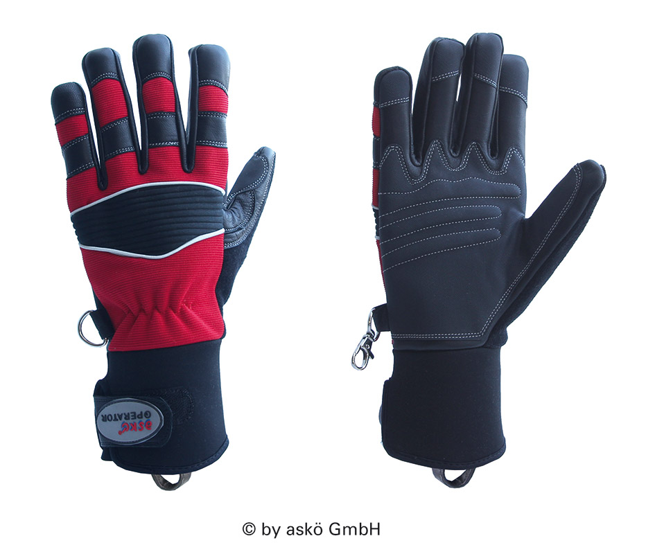 Askö THL-Handschuh OPERATOR, rot