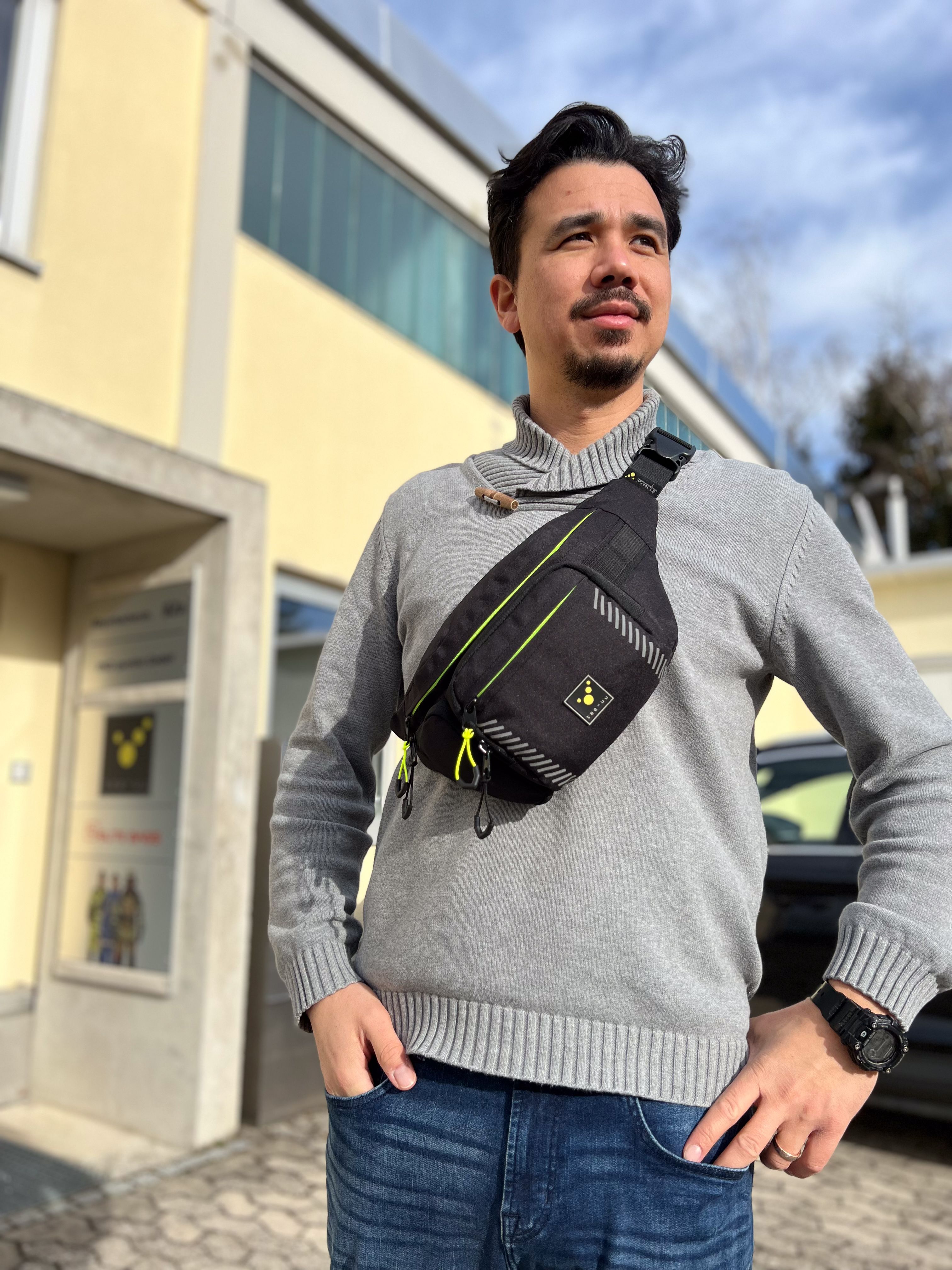 TEE-UU FIGO PRO Hüfttasche schwarz