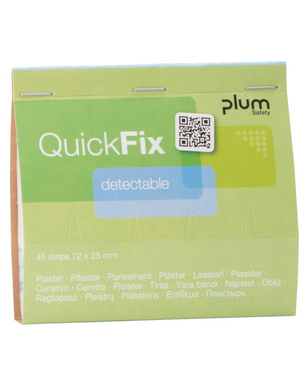 Nachfüllpack QuickFix für Pflasterspender, 45 Stück detektabel