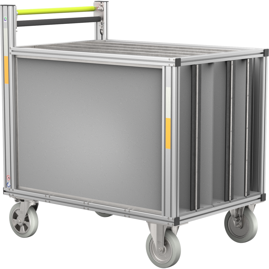 MUNK Rollcontainer für Schlauch, gebuchtet