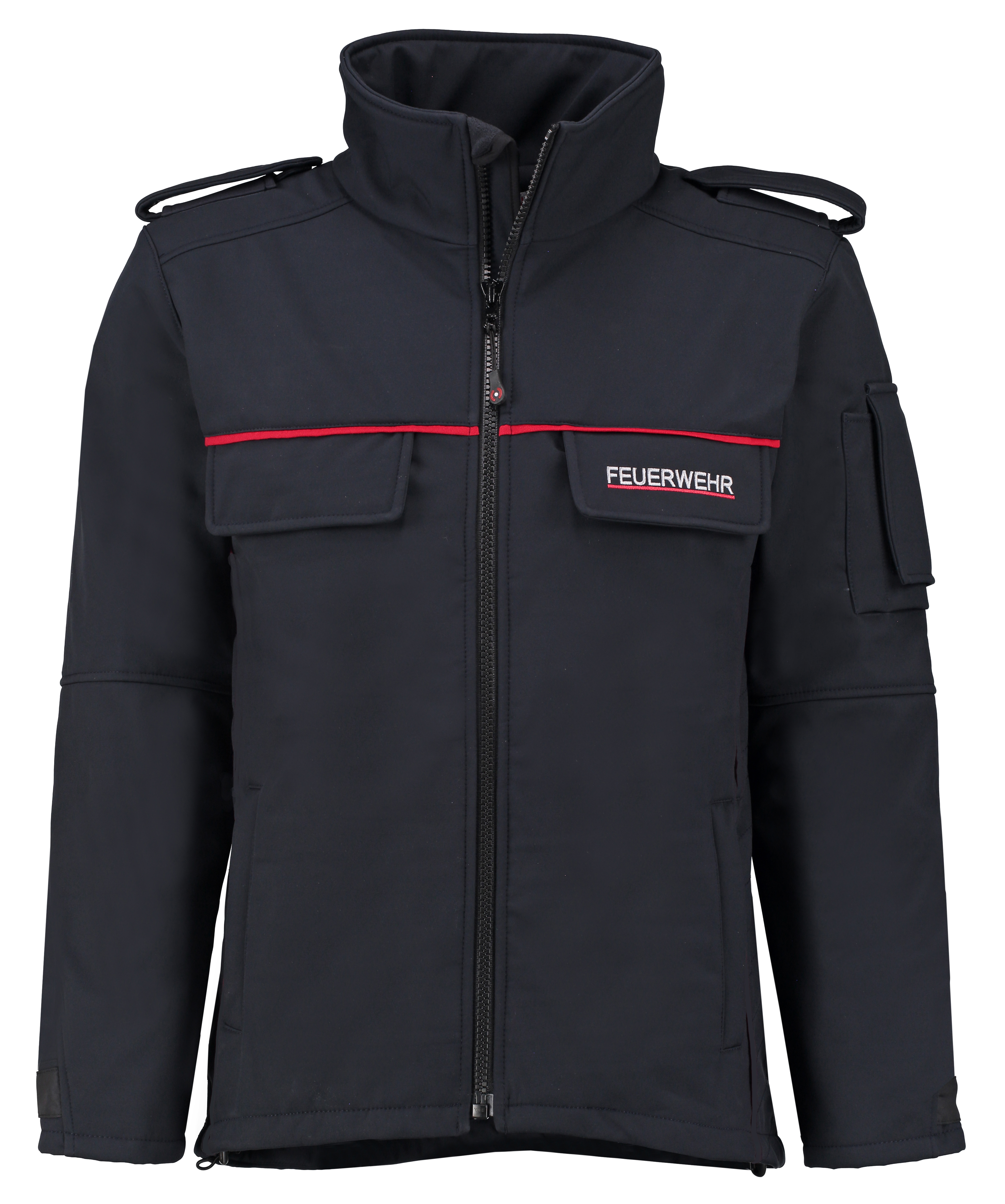 Softshelljacke656738bd4d039 Softshell-Jacke, dunkelblau, 100 % Poly. FEUERWEHR