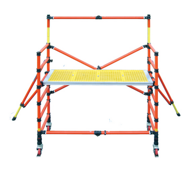 Rettungsplattform Quick Base mit schwenkbaren Bodenplatten