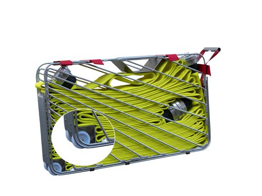 Schlauchtragekorb B flexattack® mit Rollen