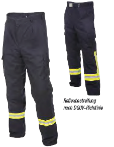 NOVOTEX Fw.-Bundhose HuPF T.2 KERMEL/V. Reflex ÜH HuPF T.4