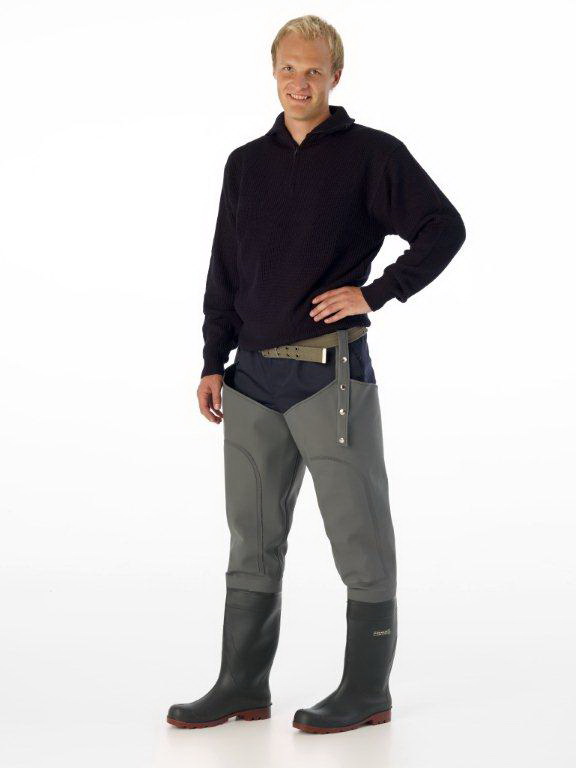 Hochschaftstiefel mit Sicherheitsstiefel 90 cm Schafthöhe