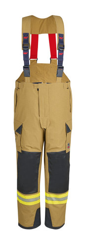 Watex_99286 Einsatzhose X-Pro - EN 469:2020, Xr2/Xf2/Y2/Z2, karo sandfarben