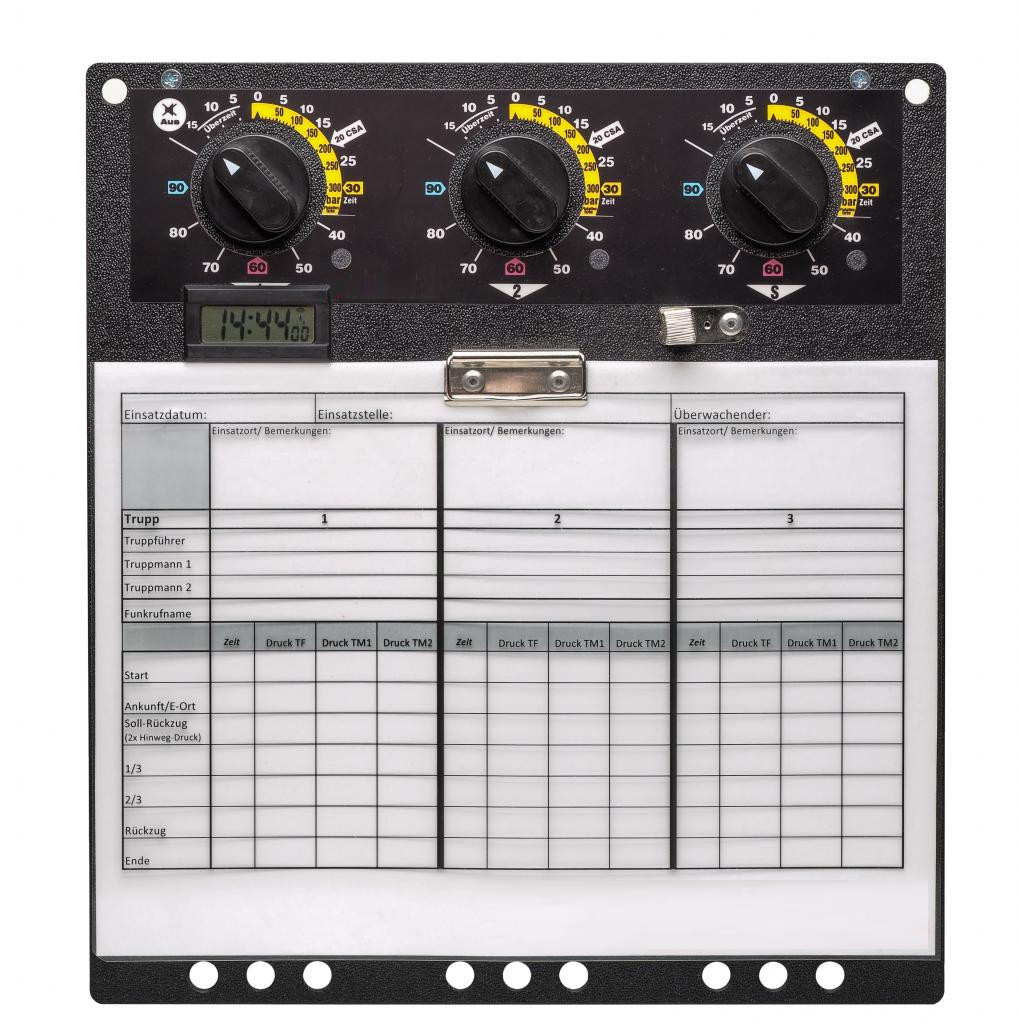 Atemschutzüberwachungstafel Modell S 90