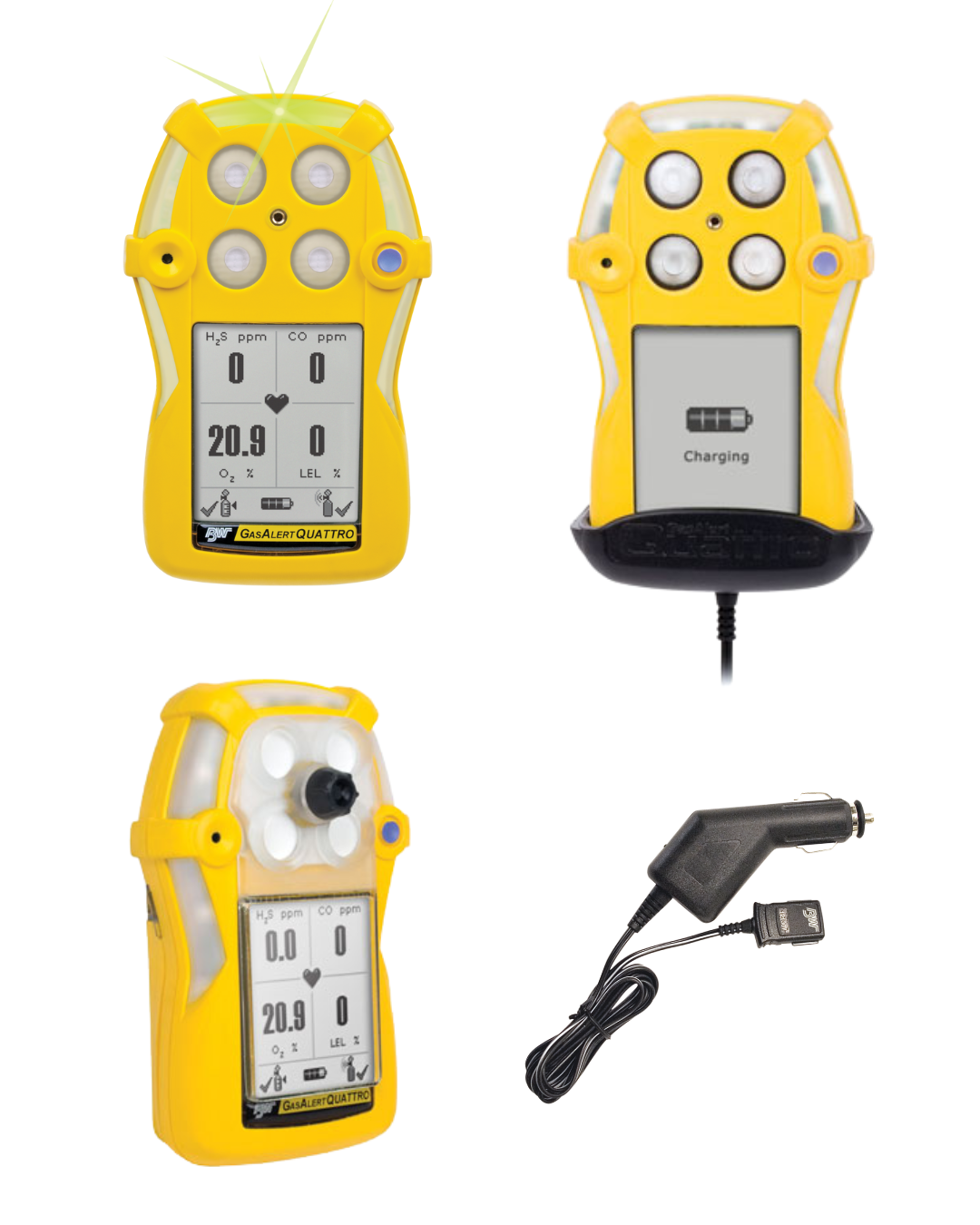 GasAlert Quattro von Honeywell – im Set GasAlert Quattro von Honeywell – im Set