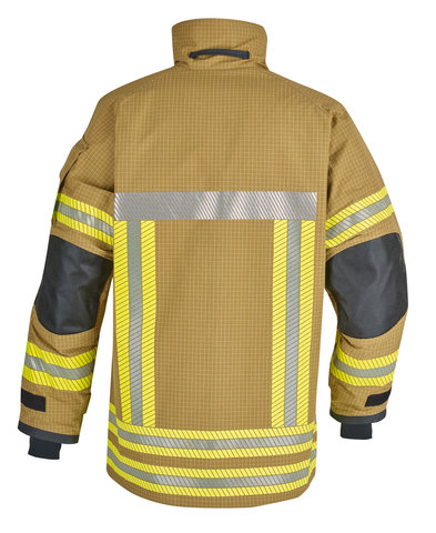Einsatzjacke X-Pro Comfort - EN 469:2020, Xr2/Xf2/Y2/Z2, karo sandfarben