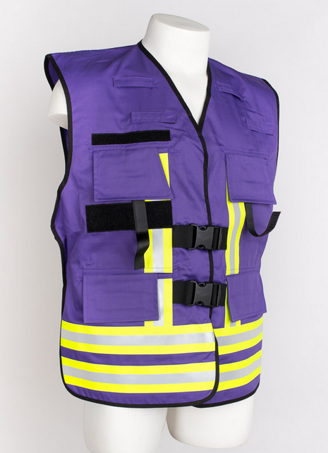 Funktionsweste-Kennzeichnungsweste CHIEF, Farbe violett