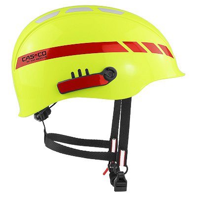CASCO Feuerwehrhelm PF 100 Rescue tagleuchtend neongelb/rot